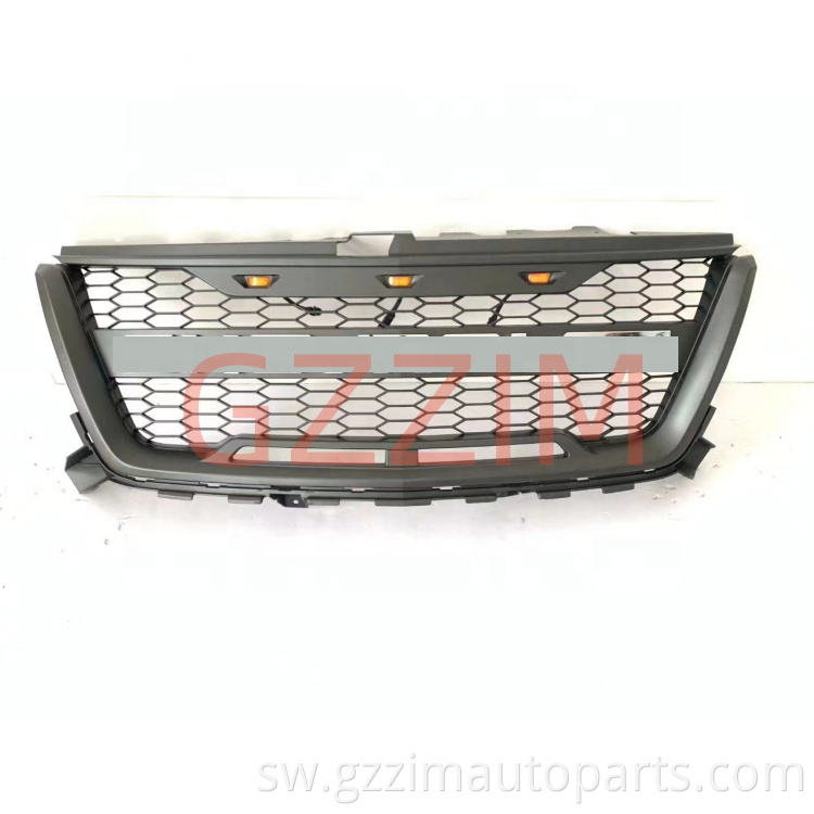 Sehemu za gari grille abs plastiki ya mbele ya grille ya Chevrolet Colorado 2018